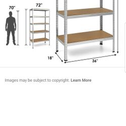 5 Tier Storage Rack Heavy Duty