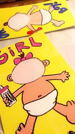 Babyshower Photo Props