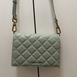 Charles and Keith Mint Green Crossbody