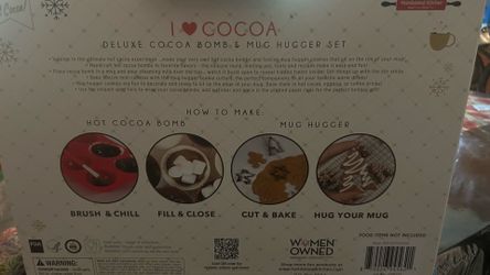 Cocoa Bomb & Mug Hugger Set - Opened, Never Used