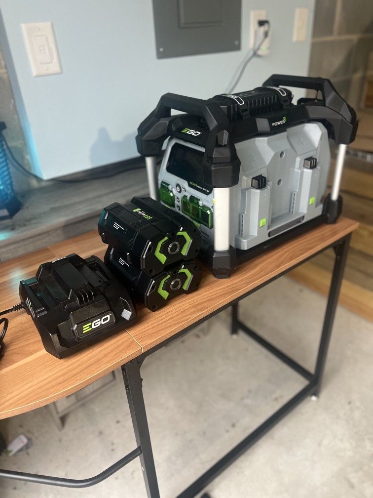 Electric Generator + Charger & (2) Batteries