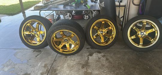 Mst rims size 18’ with new tires