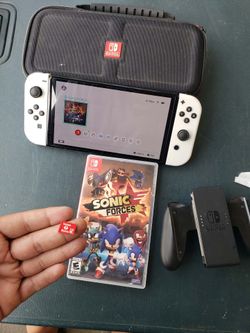 $200! Firm 2024 Nintendo Switch OLED white edition 128GB With all you see. Noo dock. $200! Firm If you broke i got small switch lite $150. All works 1