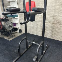 Weider Power Tower with 4 Workout Stations and 300 Lb. User Capacity