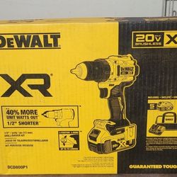 Dewalt Xr 20v  Brushless Drill  (Dcd800p1)