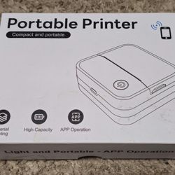 Portable Phone Thermal Label Printer, compact device for printing labels, photos & much more.