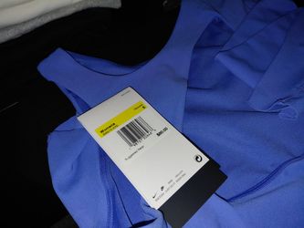 Blue Nike work out top