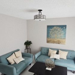 Teal Blue Couches 