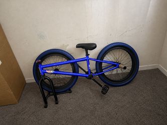 Blue BMX Bike with Fat Tires