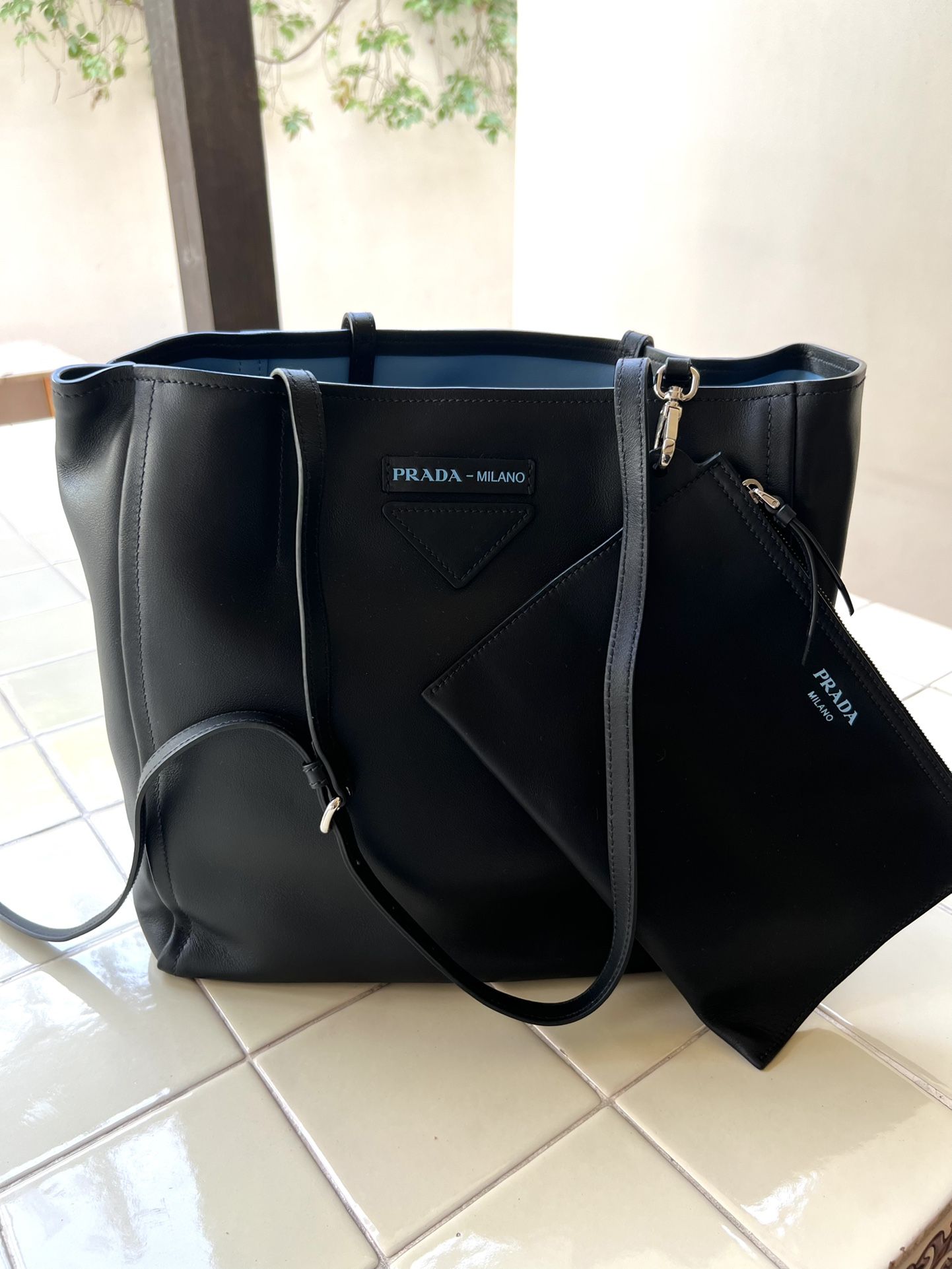 Prada Leather Grace Lux Light  Shoulder Bag 
