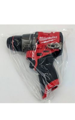 Milwaukee M12 Hammer Drill Part Number 3404-20, 2.0 Ah Battery, and Charger