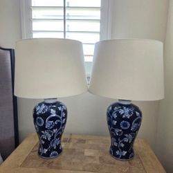 2 Matching Pier1 Imports Lamps