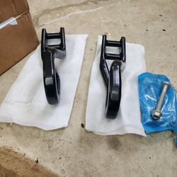 GMC Tow Hooks Black With Bolts
