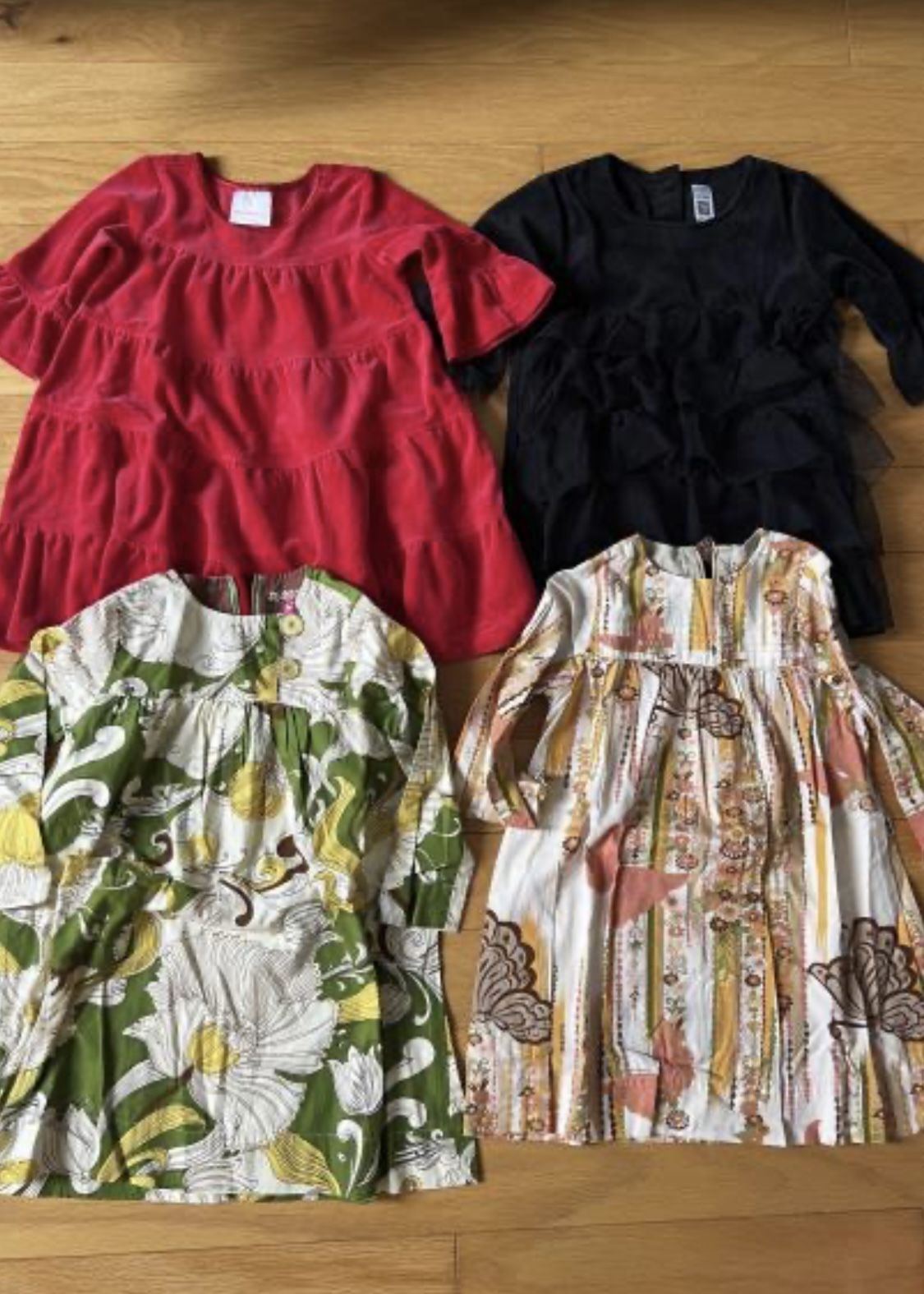 3-4 Years Old Dress, Tunic Dress, Pants, Tights