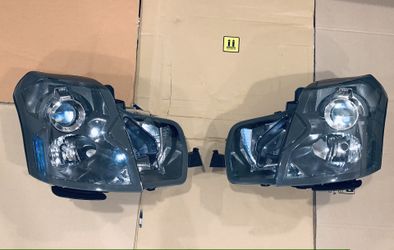 Headlights (pair) for Cadillac CTS 2003 2004 2005 2006 2007 -TYC CAPA certified parts