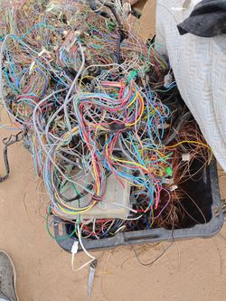 80 lb of copper wire out of three different cars