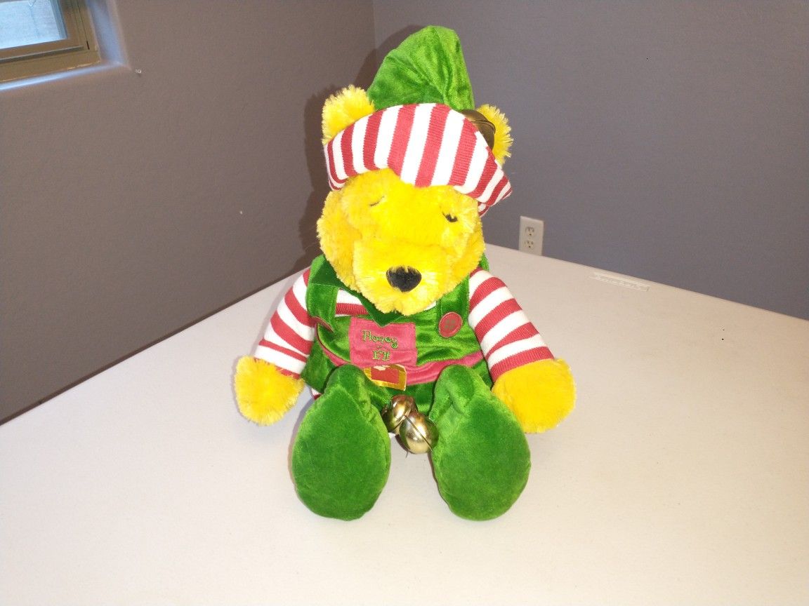 Disney Winnie the Pooh "honey do elf" Christmas decoration plush