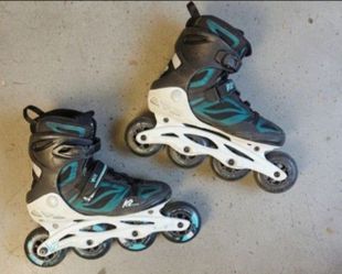 K2 VO2 90 Boa unisex inline skates graphite gray/teal Women’s US 9/10.25”