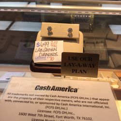 2CT Lab Created Stud Earrings 