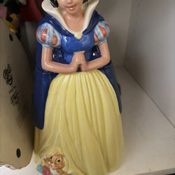 Vintage TREASURE CRAFT Disney SNOW WHITE 15" Cookie Jar