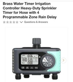 NEW WATER TIMER IRRIGATION CONTROLLER