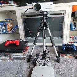 PS1  PS2  PS3 GAMES AND PROJECTOR 