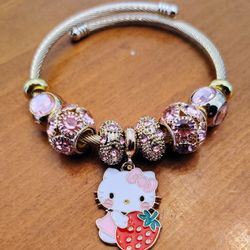 Hello Kitty Strawberry Bracelet