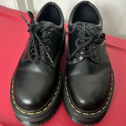 Dr Martens 8053 Leather Platform Shoes