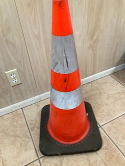 Used traffic cone