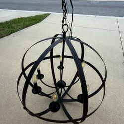 Selling Large Black Chandelier – 24x24 