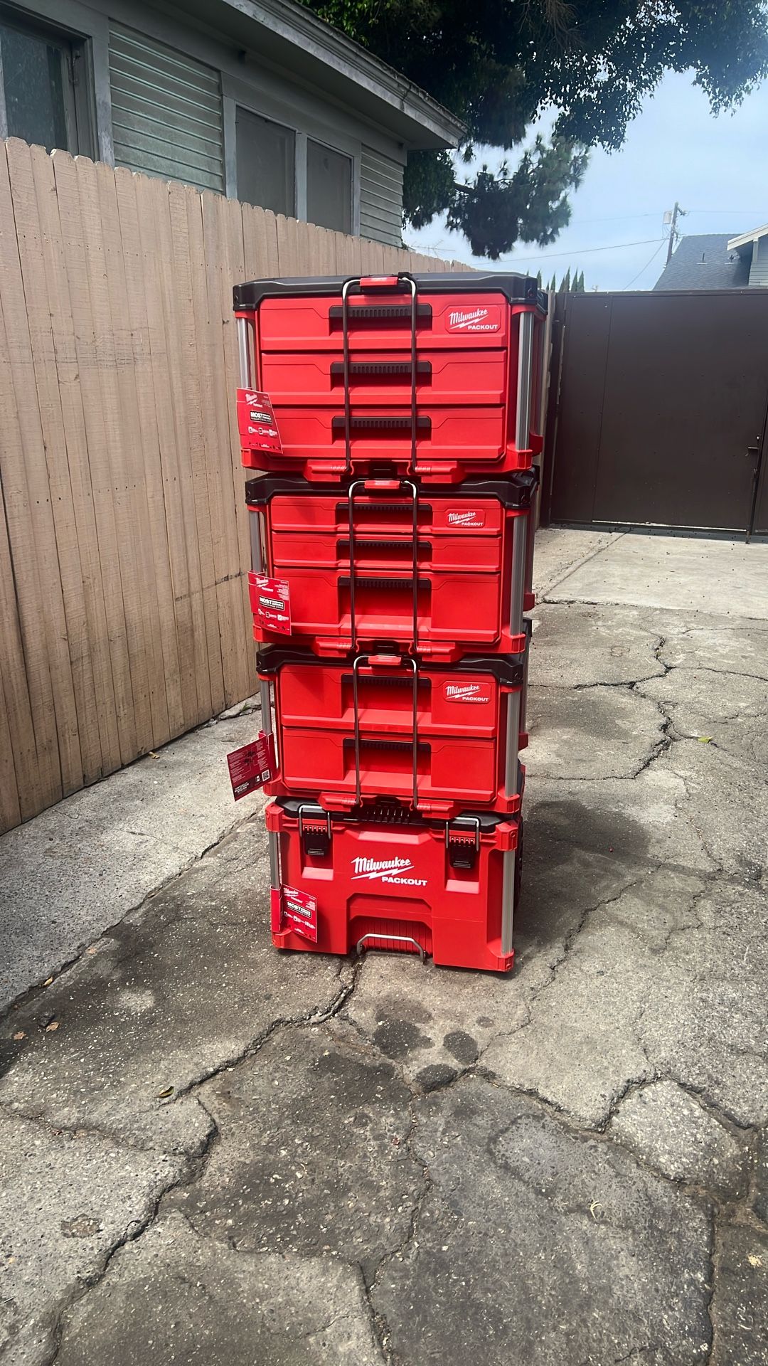 Milwaukee PACKOUT boxes $150 EACH EACH