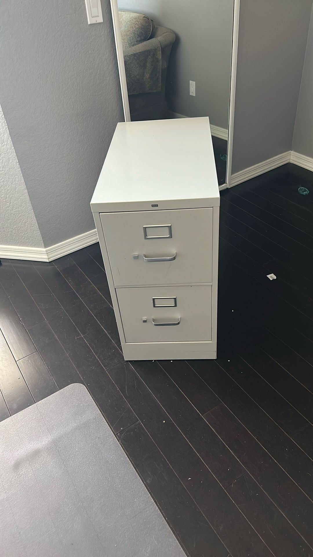 Heavy Duty 2-Drawer File Cabinet