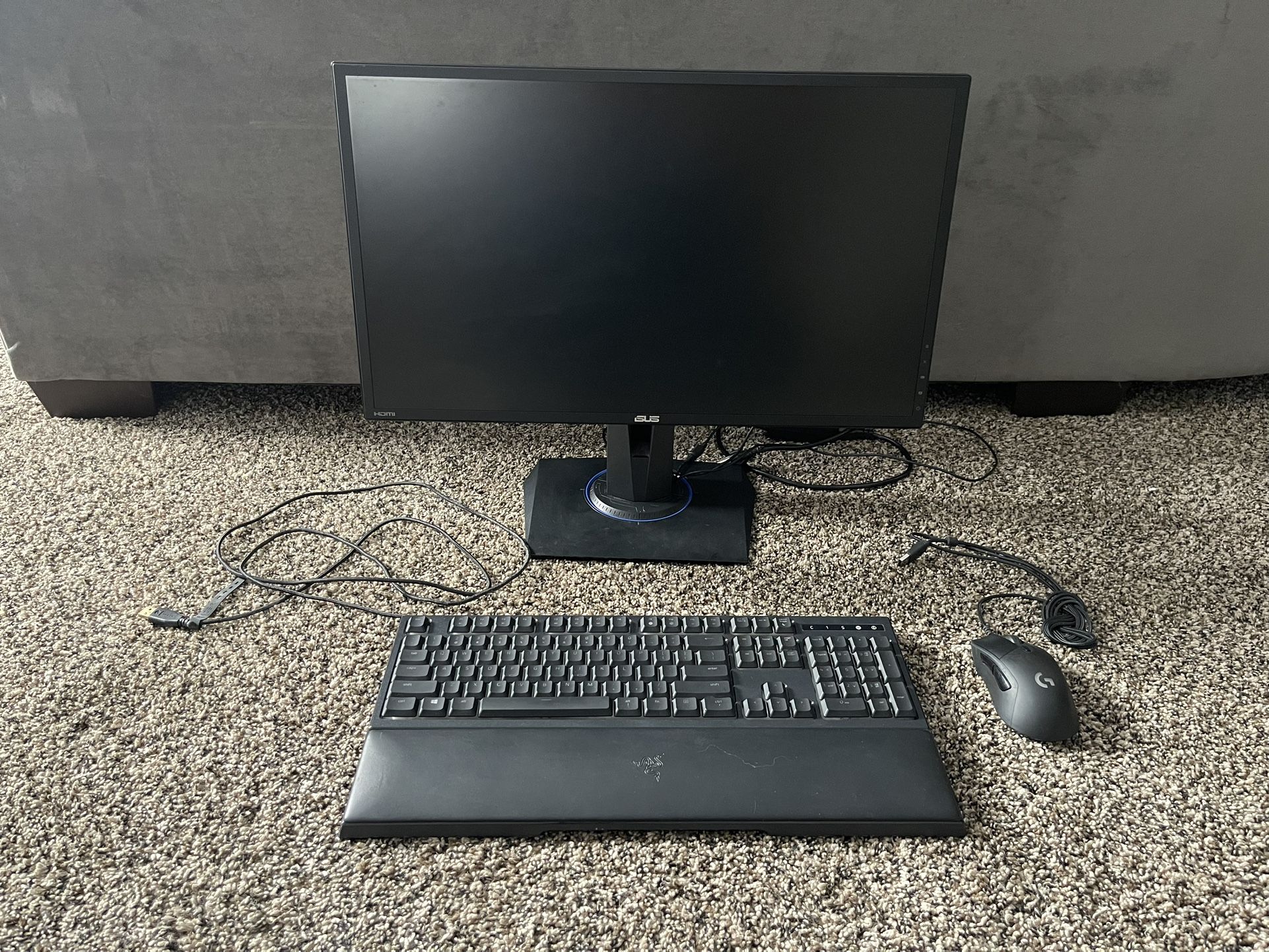 Asus VG245H Monitor + Razer Ornata Keyboard + Logitech G703 Mouse – $150 (Bundle)