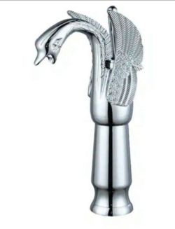 BWE Swan Single Hole Bathroom Vessel Faucet In Chrome