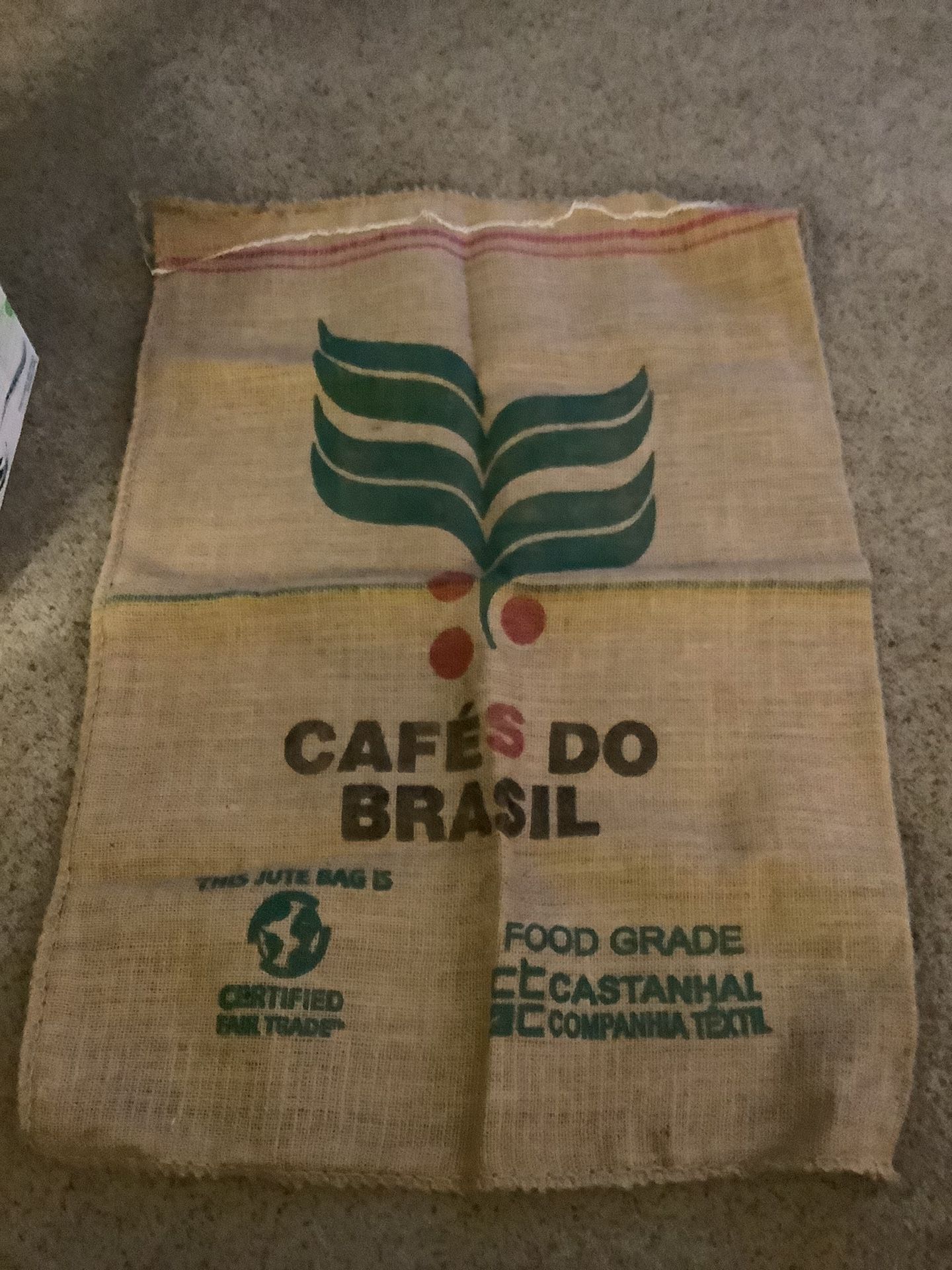 Large Burlap Sack 39” X27”