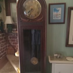 (VINTAGE) GRANDFATHER CLOCK