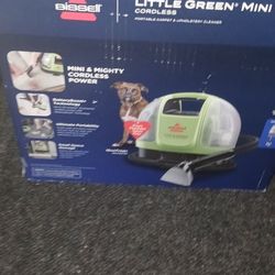 Little Green Mini Carpet Cleaner- Cordless (New)
