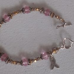 Breast Cancer 925 Brazalet