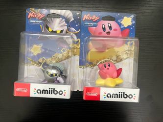 Kirby And Meta Knight Amibo Nintendo