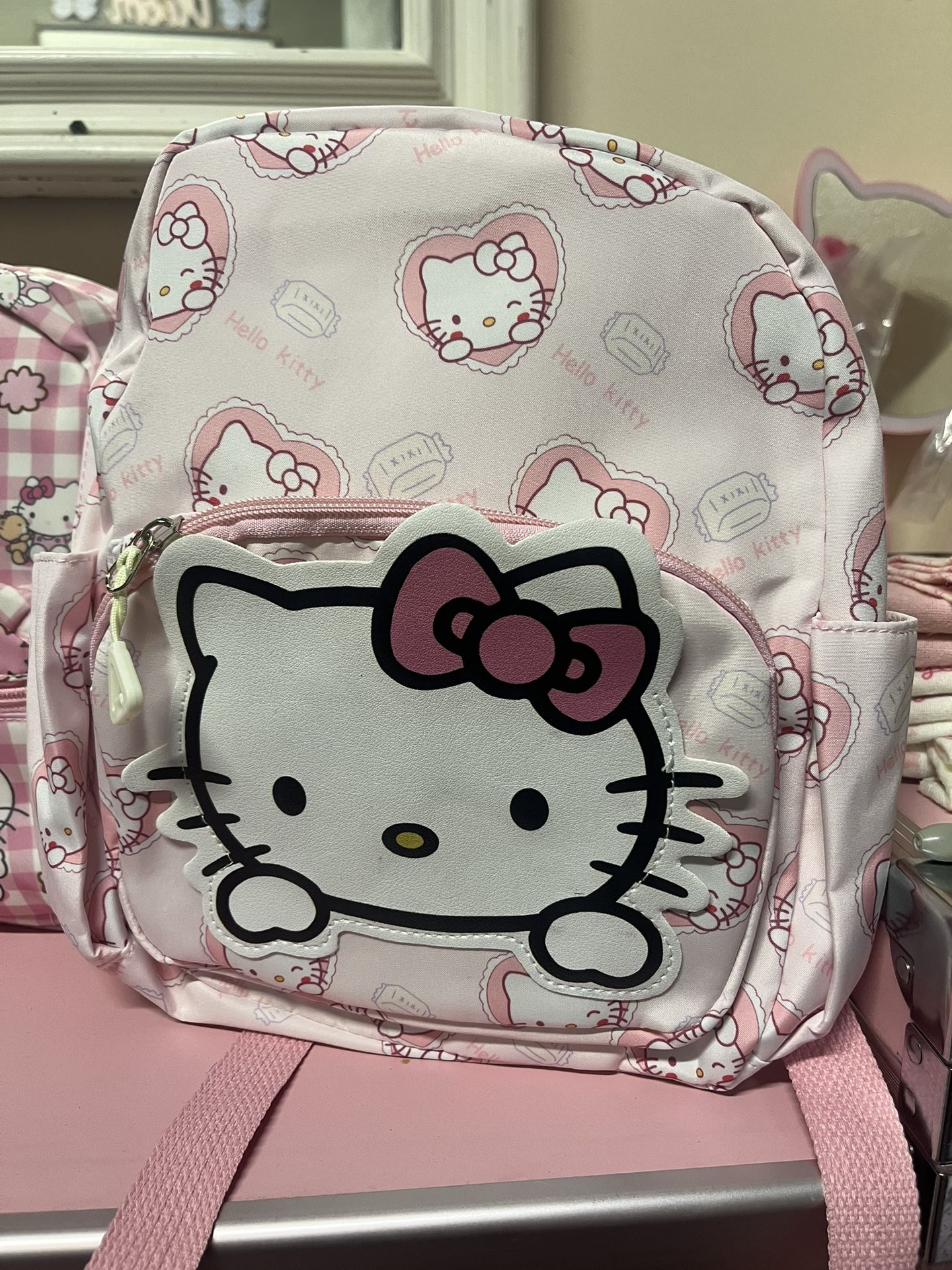 Light Pink Hello Kitty Backpack - Hello Kitty Bag