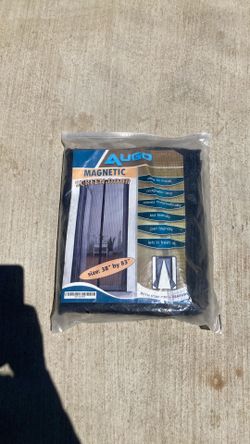Magnetic screen door