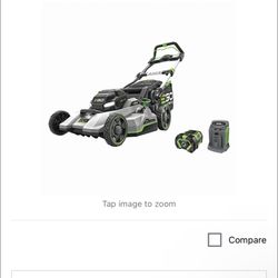 EGO Battery-Powered Lawn Mower Kit: Self-Propelled, 21 in Cutting Wd, Variable Speed Settings, 56 V
