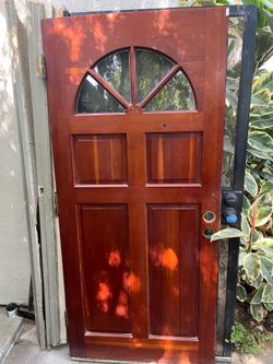 Wood door and Security door