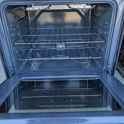 Whirlpool Glass Top Electric Range Oven All Black