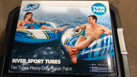 New: H2OGO River Sport Tubes Twin Pack
