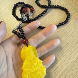Guanyin Peace Pendant Necklace