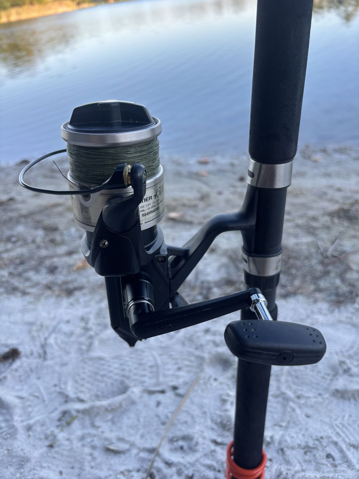shimano baitrunner rod OC Spinning Reel Balance and propulsion line management system helps the reel cope with braided super lines Shimano Baitrunner 12000D / Vortex