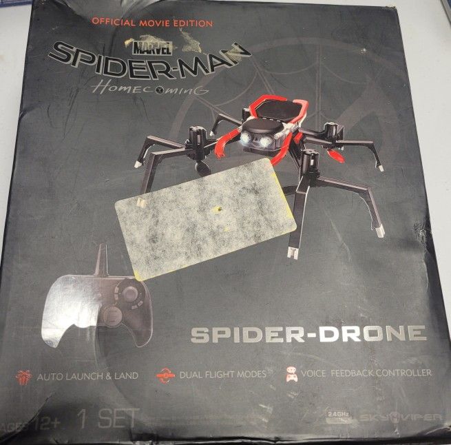 Sky Viper 01748 Spider-Man Homecoming Edition Quadcopter - Black