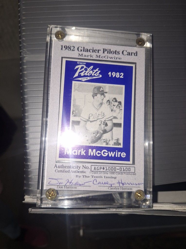 Mark Mcgwire Pilots (RARE BASEBALL CARD) 