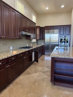 Kitchen cabinets